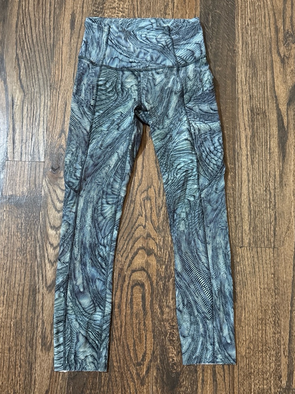 lululemon athletica Green Patterned High-Rise Leggings